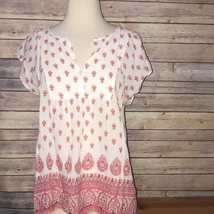 Gap Short Sleeve Top size small
